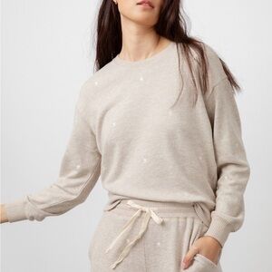 Rails Light Beige Crew Neck Sweater